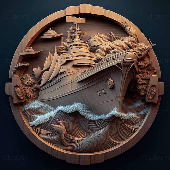 3D model World of Warships game (STL)